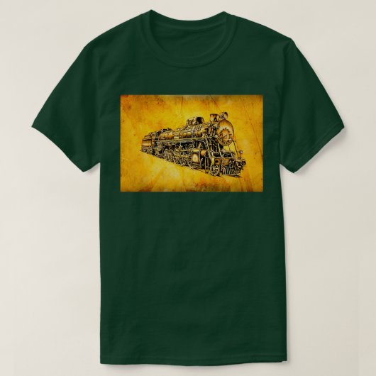 ダンフロク機関車ヴィンテージ4 Tシャツ (デザイン正面)