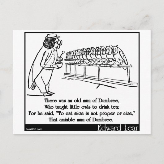 ダンブリーの老人がいた ポストカード (正面)