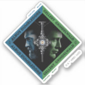 ダンブルドアとグランドレワルトのブラッドトロス図 シール (正面)