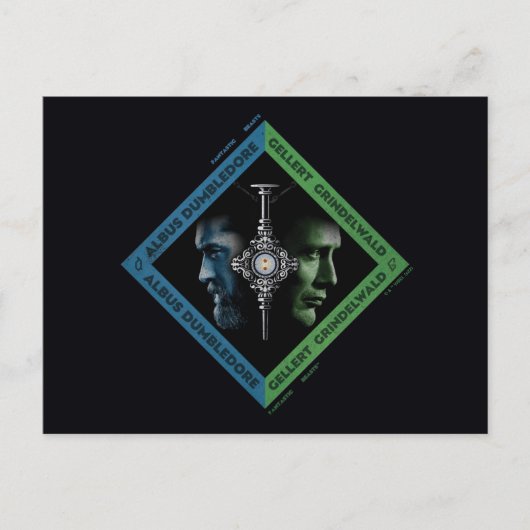 ダンブルドアとグランドレワルトのブラッドトロス図 ポストカード (正面)