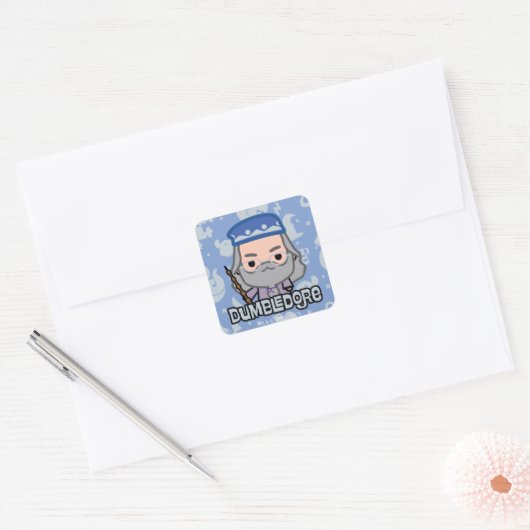 ダンブルドア漫画キャラクターアート スクエアシール (封筒)