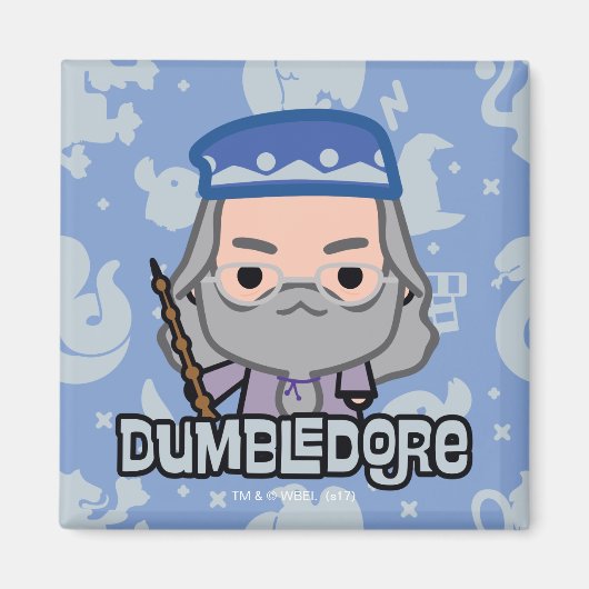 ダンブルドア漫画キャラクターアート マグネット (正面)