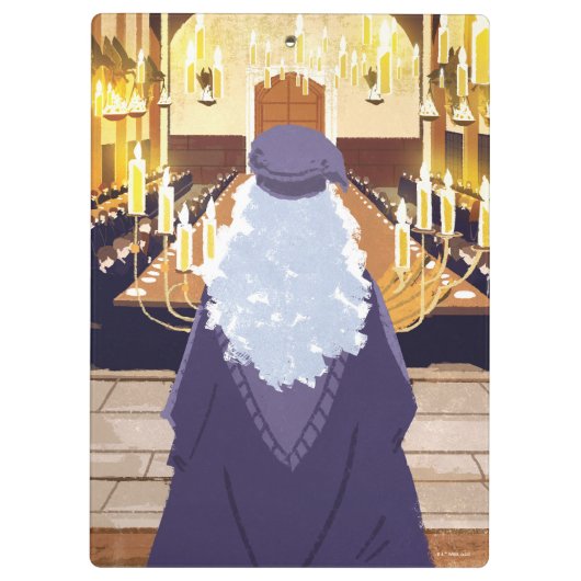 ダンブルドア話のホグワーツ素晴らしホール クリップボード (裏面)