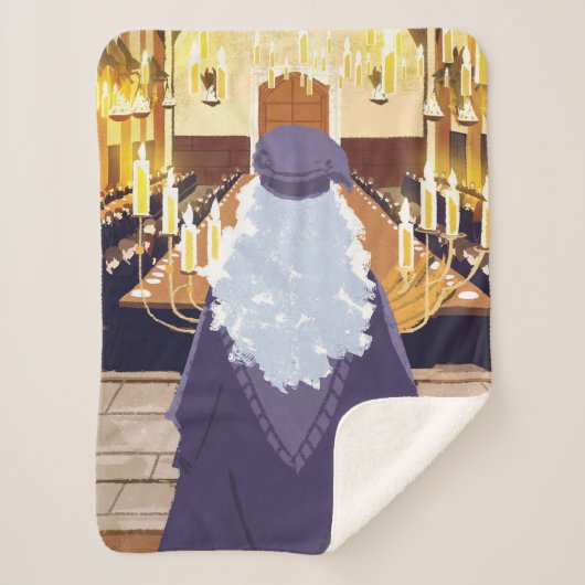 ダンブルドア話のホグワーツ素晴らしホール シェルパブランケット (正面)