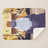 ダンブルドア話のホグワーツ素晴らしホール シェルパブランケット (正面(横))