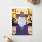 ダンブルドア話のホグワーツ素晴らしホール ノートカード (正面/裏面インサイチュ)