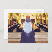 ダンブルドア話のホグワーツ素晴らしホール ポストカード (正面/裏面)