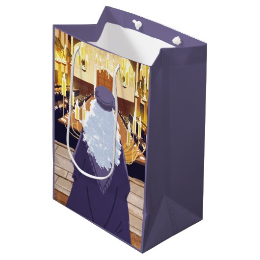 ダンブルドア話のホグワーツ素晴らしホール ミディアムペーパーバッグ (正面アングル)