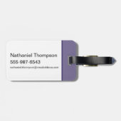 ダンブルドア話のホグワーツ素晴らしホール ラゲッジタグ (裏面横)