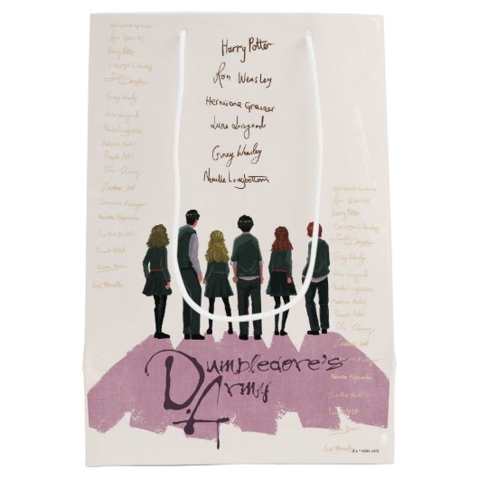 ダンブルドア軍イラストレーション ミディアムペーパーバッグ (裏面)