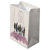 ダンブルドア軍イラストレーション ミディアムペーパーバッグ (裏面アングル)