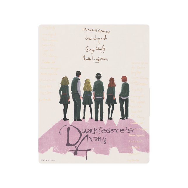 ダンブルドア軍イラストレーション メタルプリント (正面)