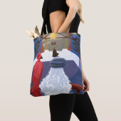 ダンブルドア&フォークオンバルコニー トートバッグ (クローズアップ)