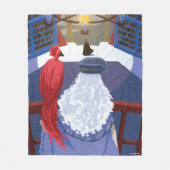 ダンブルドア&フォークオンバルコニー フリースブランケット (正面)