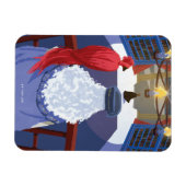 ダンブルドア&フォークオンバルコニー マグネット (横)