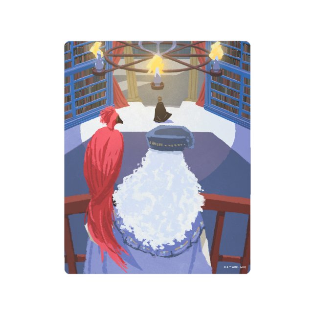 ダンブルドア&フォークオンバルコニー メタルプリント (正面)