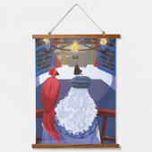 ダンブルドア&フォークオンバルコニー 吊り下げ型タペストリー (正面)