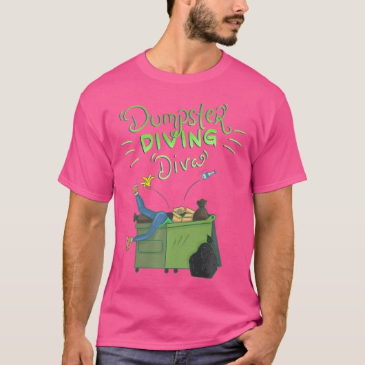 ダンプおもしろいスターダイビングディーバSf Tシャツ (正面)