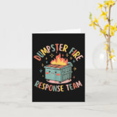 ダンプおもしろいスター火災対応チームのカオスミーム カード (黄色い花)