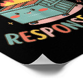 ダンプおもしろいスター火災対応チームのカオスミーム ポスター (角)