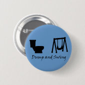 ダンプおよび振動-最終的なフリズビー(暗い) 缶バッジ (正面&裏面)