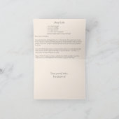 ダンプのケーキのレシピのメッセージカード カード (内部)