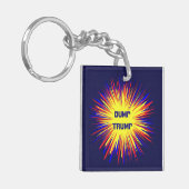 ダンプの切札のアクリルKeychain キーホルダー (正面左)