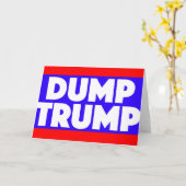 ダンプの切札のメッセージカード カード (黄色い花)