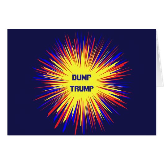 ダンプの切札の政治空白のなカード (正面横)