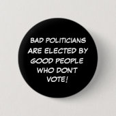 ダンプの切札 缶バッジ (正面)