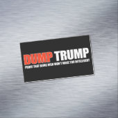 ダンプの切札-豊富であることが作らないこと検査して下さい マグネット名刺 (インサイチュ)