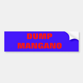 ダンプのmanganoのバンパーステッカー バンパーステッカー