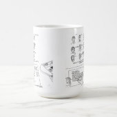 ダンプスターのダイバーmusical™のマグ コーヒーマグカップ (中央)