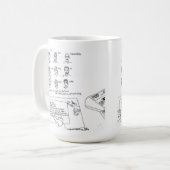 ダンプスターのダイバーmusical™のマグ コーヒーマグカップ (正面左)