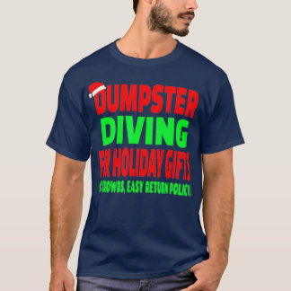 ダンプスターダイビングクリスマスサンタハット Tシャツ