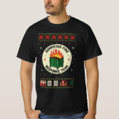 ダンプスターファイア対応チーム - カオス制御ユーモア Tシャツ (正面)