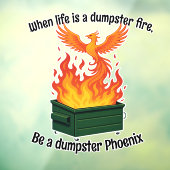 ダンプスターフェニックスウィンドウデカール ウィンドウサイン (シート3)