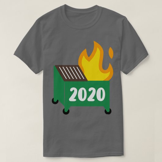 ダンプスター火災1 Tシャツ (デザイン正面)