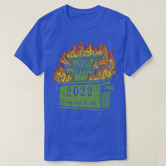 ダンプスター火災2022 Tシャツ (デザイン正面)