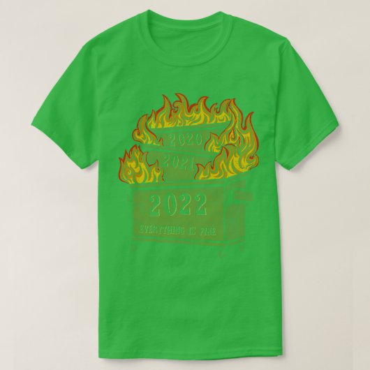ダンプスター火災2022 Tシャツ (デザイン正面)