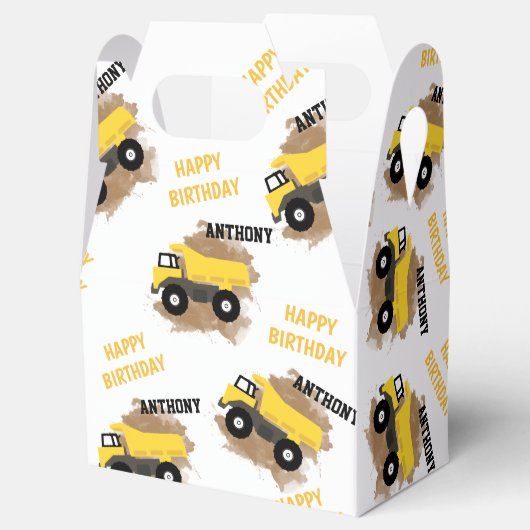 ダンプトパーソナライズされたラック建築マッド少年の名前 フェイバーボックス (オープン)