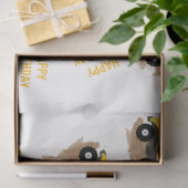 ダンプトパーソナライズされたラック建築マッド少年の名前 薄葉紙 (ギフト)