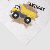 ダンプトパーソナライズされたラック建築マッド少年の名前 薄葉紙 (詳細)