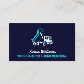 ダンプトラックのジャンクの取り外し 名刺 (正面)