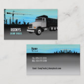 ダンプトラックの名刺 名刺 (正面/裏面)