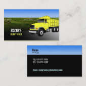 ダンプトラックの名刺 名刺 (正面/裏面)