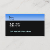 ダンプトラックの名刺 名刺 (裏面)