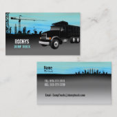ダンプトラックの名刺 名刺 (正面/裏面)