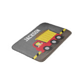 ダンプトラックの建築の建築者の男の子部屋の装飾 バスマット (アングル)