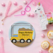 ダンプトラックの紙皿 ペーパープレート (パーティー)